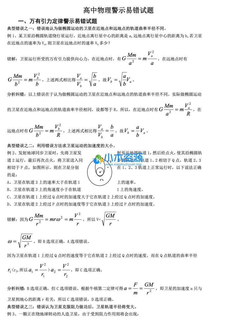 图片[4]-高中物理专题合集（含视频讲义视频课程）