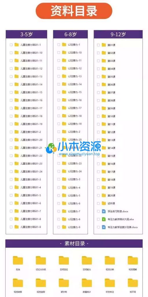 图片[3]-儿童专注力训练课程