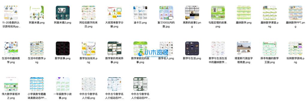 图片[3]-趣味数学游戏数学小故事分享PPT数学家名人介绍成品课件可修改