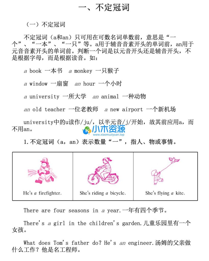 图片[2]-全新英语语法大全小学-初中-高中三个年段总结PDF格式