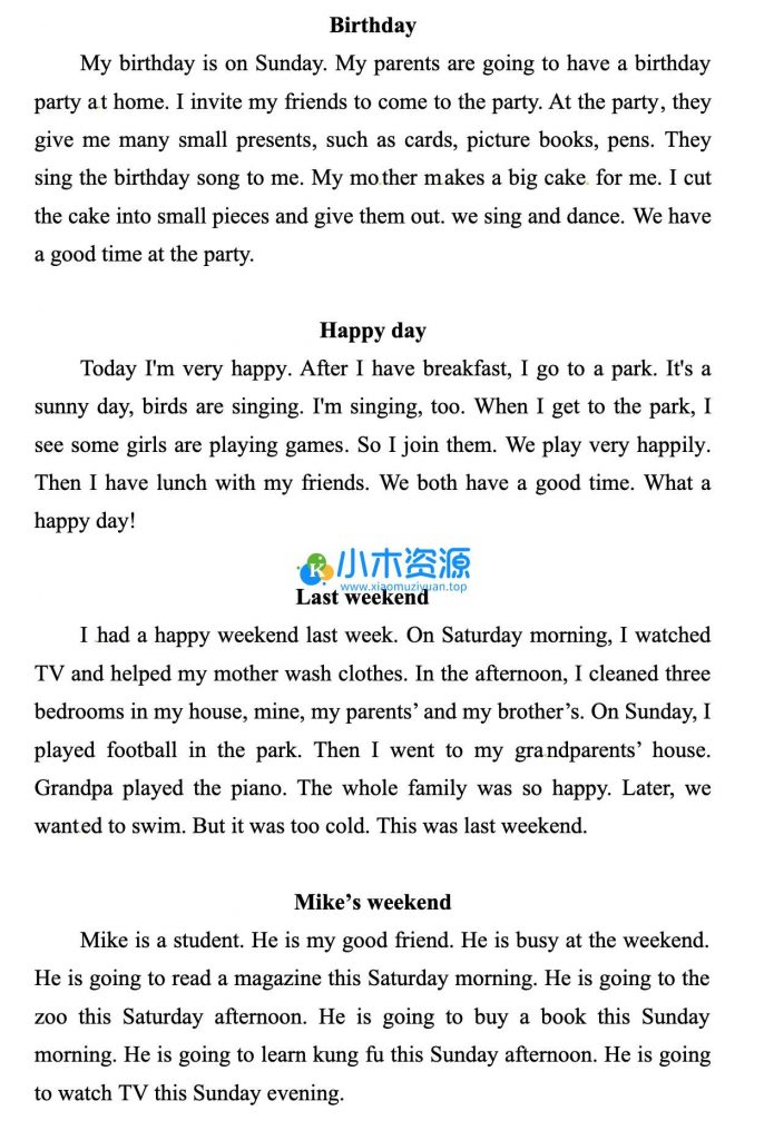 图片[2]-小学六年级英语小升初总复习作文范文写作指导专项专题电子版题库