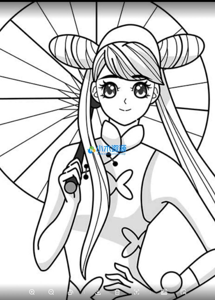 图片[2]-幼儿童涂色填色美术图片电子版幼儿园水彩蜡笔简笔画绘画上色线稿