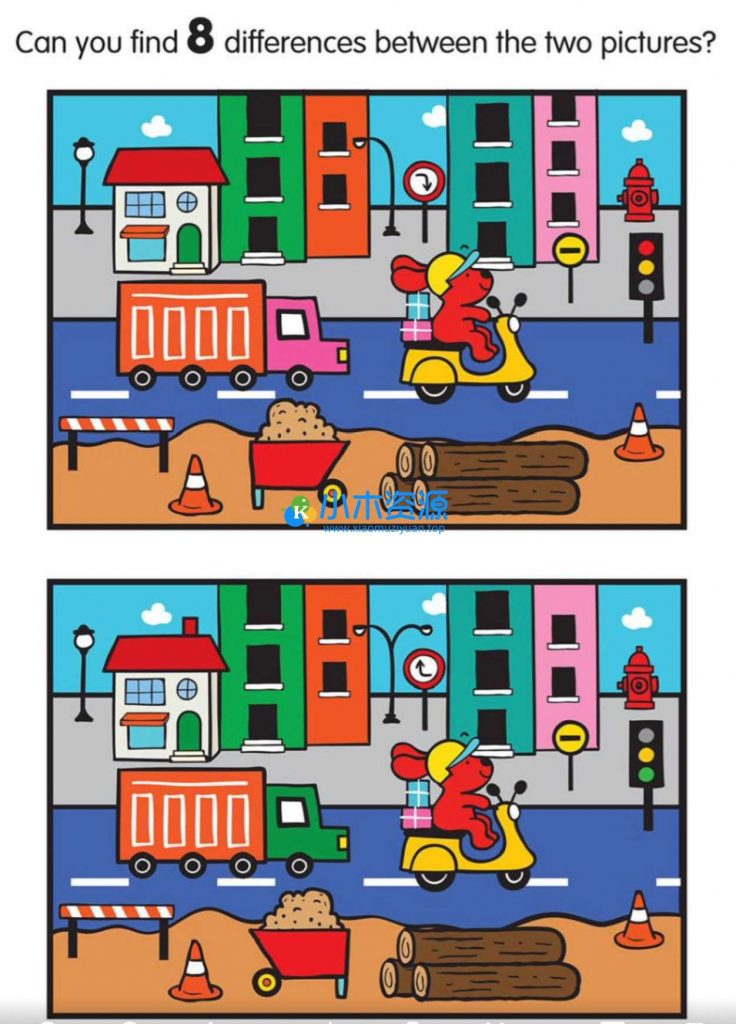 图片[2]-找相同找不同电子版幼儿童逻辑思维专注力训练益智高清素材可打印