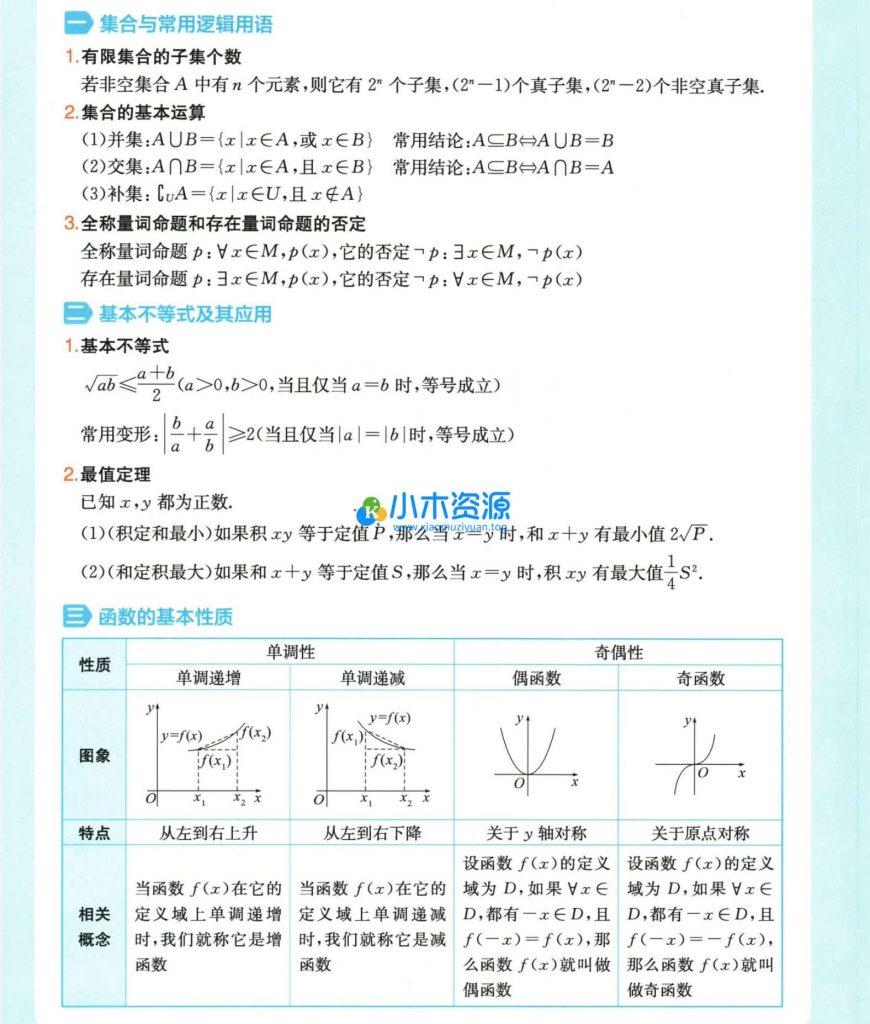 新高一语文数学外语电子版（含答案解析）